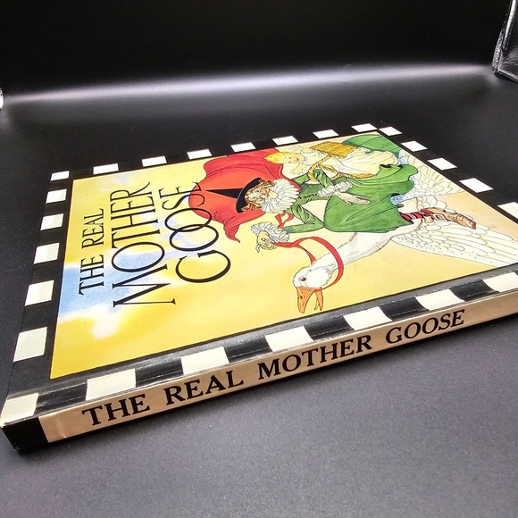 Vintage The Real Mother Goose Classic Childrens Illustrated Book Rand McNally - Picture 8 of 15